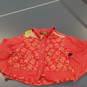 Oilily nwt top for girls, size 5,6 European 116